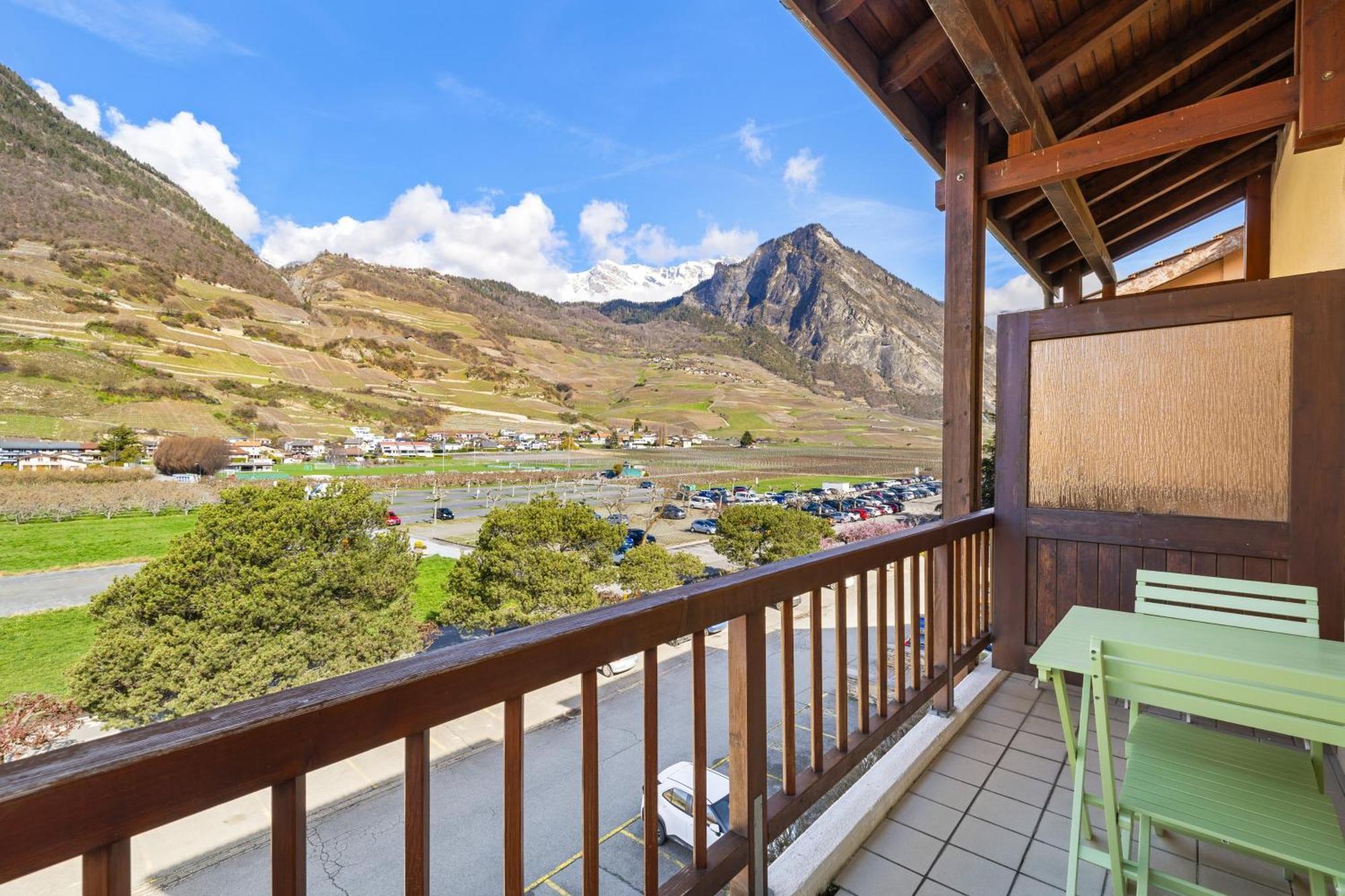 Apartamento Duplex Cosy Aux Bains De Saillon Exterior foto